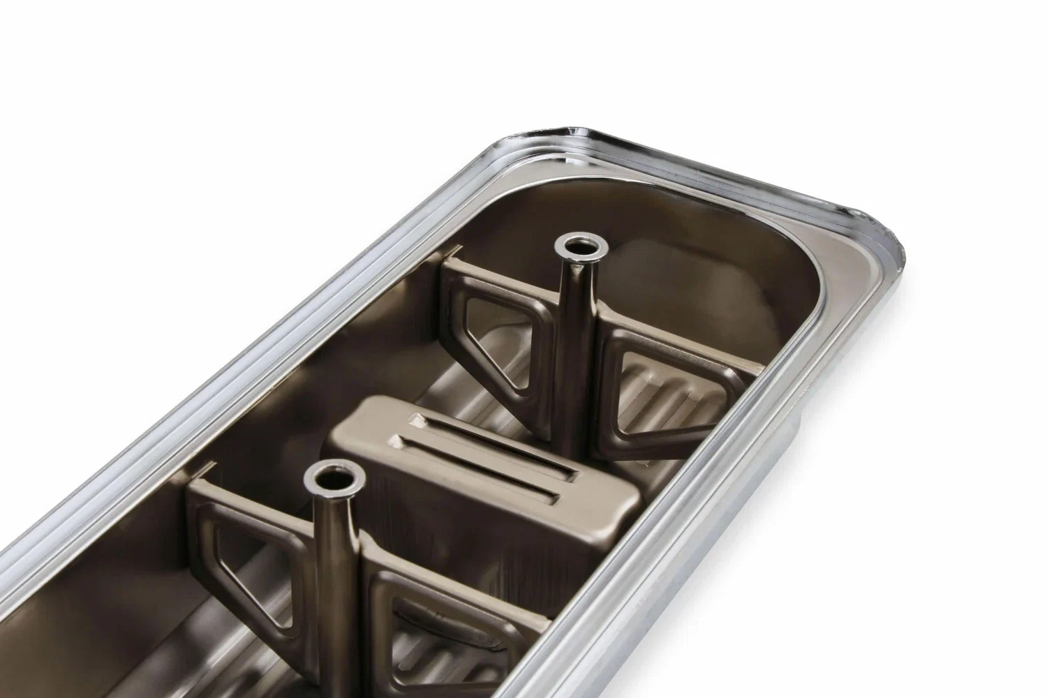 Mr. Gasket Chrome Valve Covers - Finned - 9415